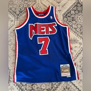 NBA Nets Anderson Blue and Red Jersey